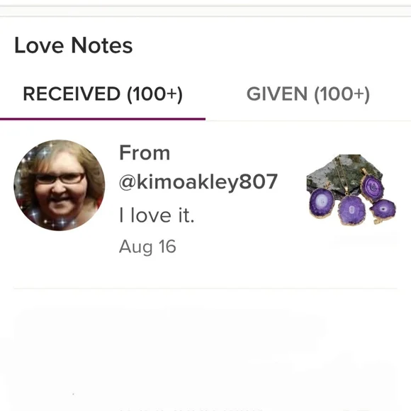 Purple Agate Pendant In Gold Tone Setting Boho - Picture 3 of 14